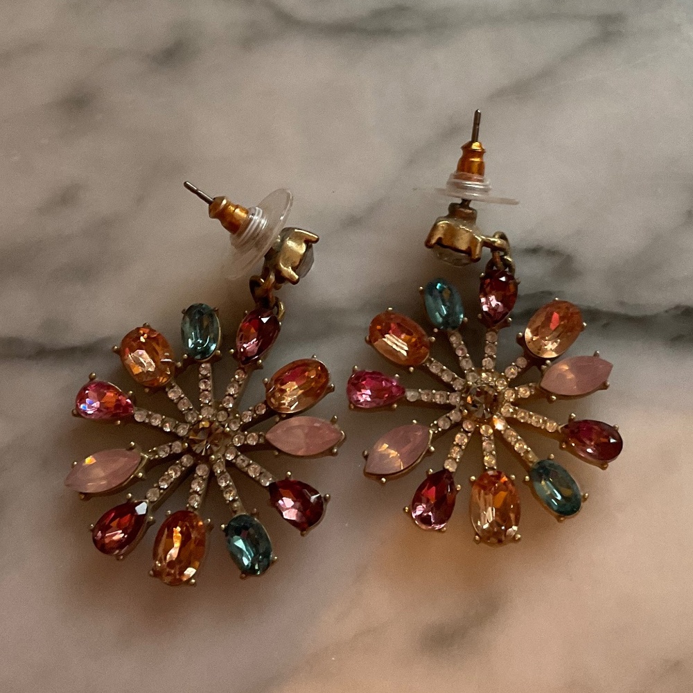 Ann Taylor Loft vintage inspired “jewelled” earrings